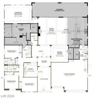 9095 South Monte Cristo Way Floor Plan