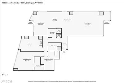 4525 Dean Martin Drive 2100 Floor Plan