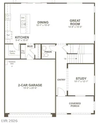 7468 Proctor Street, Las Vegas, NV 89120 Floor Plan