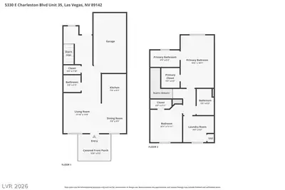 5330 East Charleston Boulevard 35 Floor Plan