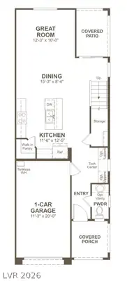 5342 Borra Hills Street, Las Vegas, NV 89148 Floor Plan