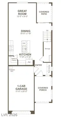 5334 Borra Hills Street, Las Vegas, NV 89148 Floor Plan