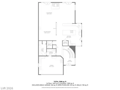 8740 Carlitas Joy Court, Las Vegas, NV 89117 Floor Plan