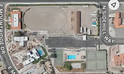 6881 Mountridge Drive, Las Vegas, NV 89110 Aerial View