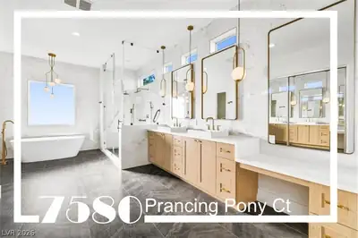 7580 Prancing Pony Court, Las Vegas, NV 89131 Primary Bathroom