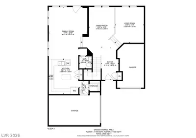 7054 Pink Flamingos Place, North Las Vegas, NV 89084 Floor Plan
