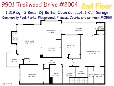 9901 Trailwood Drive 2004 Floor Plan