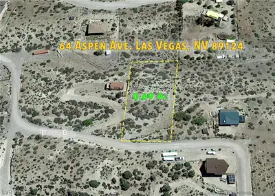 64 Aspen Road, Las Vegas, NV 89124 Aerial View