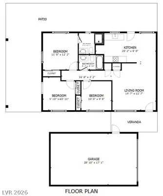 1074 King Richard Avenue Floor Plan