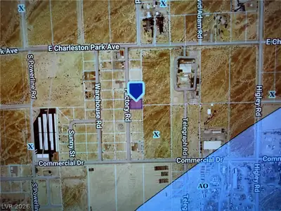 1131 Factory Road, Pahrump, NV 89048 Plat Map
