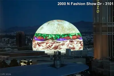 2000 North Fashion Show Drive 3101 Aerial View