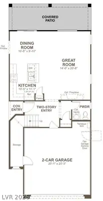 5195 Dustin Keller Avenue, Las Vegas, NV 89139 Floor Plan