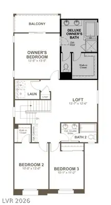 5187 Dustin Keller Avenue, Las Vegas, NV 89139 Floor Plan