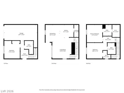 7018 Spicy Merlot Street, North Las Vegas, NV 89086 Floor Plan