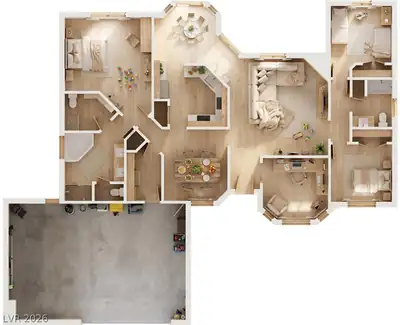 1931 South Chablis Floor Plan