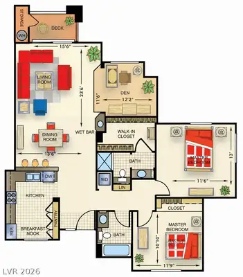 210 East Flamingo Road 337 Floor Plan
