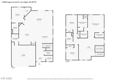 10608 Upper Laurel Street, Las Vegas, NV 89179 Floor Plan