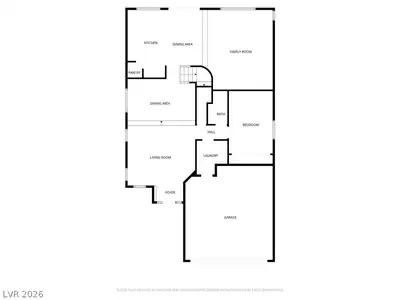 9712 Gentle Spirit Drive, Las Vegas, NV 89148 Floor Plan