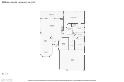 2032 Wolverine Court Floor Plan