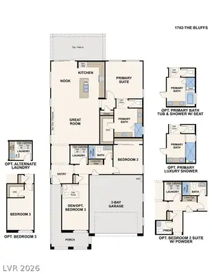 127 Barkset Way, Henderson, NV 89011 Floor Plan