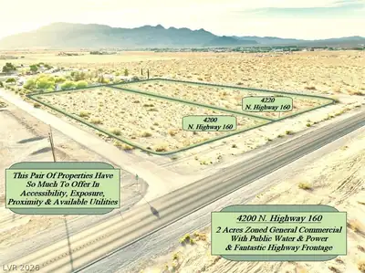 4200 North Nevada Highway 160 Aerial View