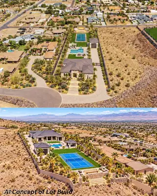 Peach Bluff Court, Henderson, NV 89002 Aerial View