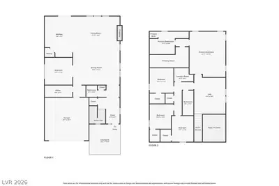 2741 Gallarate Drive, Henderson, NV 89044 Floor Plan