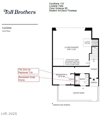 638 Talon Ridge Street, Las Vegas, NV 89138 Floor Plan