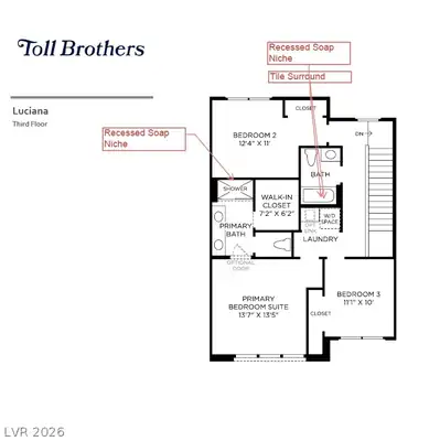 638 Talon Ridge Street, Las Vegas, NV 89138 Floor Plan