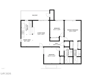 1405 Vegas Valley Drive 226 Floor Plan