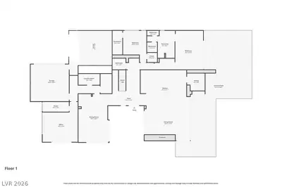 1456 Solitude Ridge Drive, Henderson, NV 89012 Floor Plan