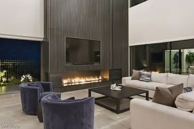 1456 Solitude Ridge Drive, Henderson, NV 89012 Living Room