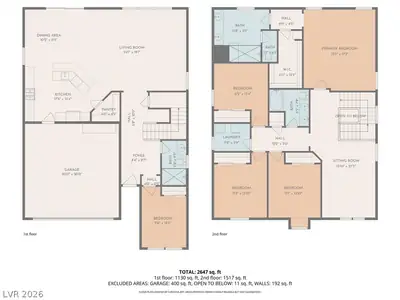 3705 Alla Rocca Avenue, Henderson, NV 89044 Floor Plan