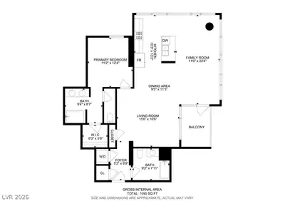 353 East Bonneville Avenue 1305 Floor Plan
