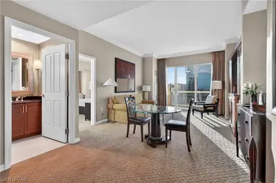 125 East Harmon Avenue 3301 & 3303 Living Room