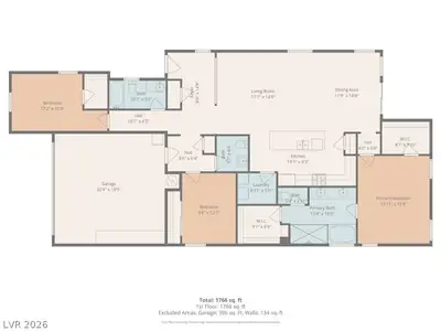 7852 Hamilton Pool Drive, Las Vegas, NV 89113 Floor Plan
