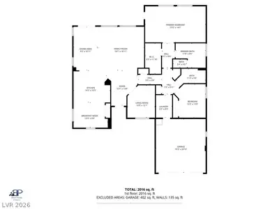 2349 Janesville Lane, Henderson, NV 89044 Floor Plan