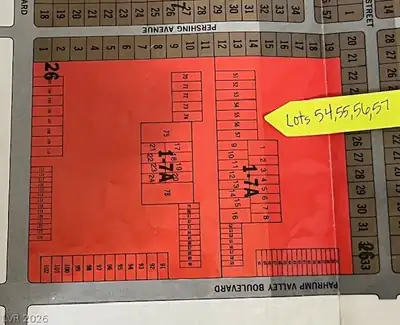 1700 Pahrump Valley BLVD 54 Plat Map