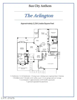 2842 Winslow Springs Drive Floor Plan