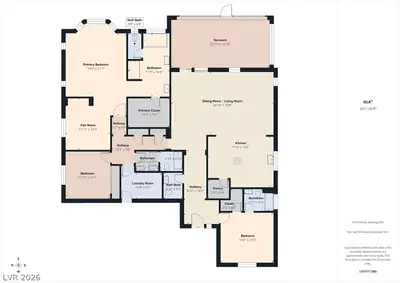 4340 La Romita Street, Pahrump, NV 89061 Floor Plan