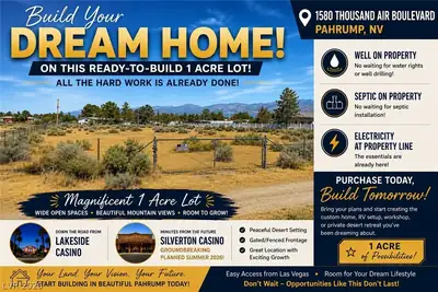 1580 Thousandaire Boulevard Pahrump, NV 89048