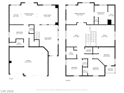 9840 Chief Sky Street, Las Vegas, NV 89178 Floor Plan