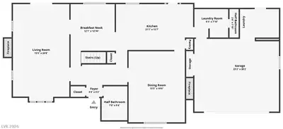 2835 South Buffalo Drive Floor Plan