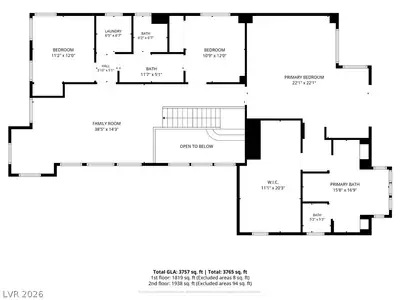 1021 Via Gallia Street, Henderson, NV 89011 Floor Plan