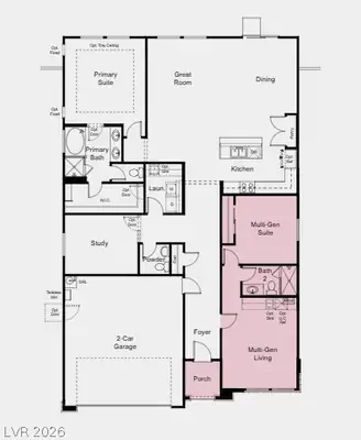 4468 Golden Horizon Street, Pahrump, NV 89061 Floor Plan