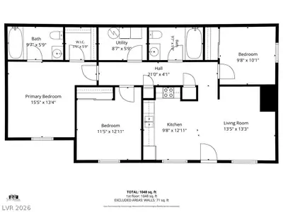 2151 Hussium Hills Street 104 Floor Plan