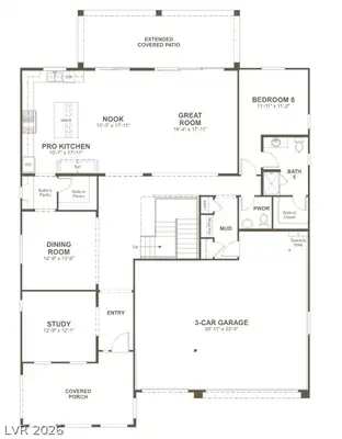 8855 Spencer Garrett Street, Las Vegas, NV 89113 Floor Plan