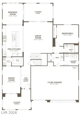 8845 Spencer Garrett Street, Las Vegas, NV 89113 Floor Plan