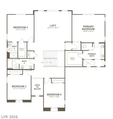 8845 Spencer Garrett Street, Las Vegas, NV 89113 Floor Plan