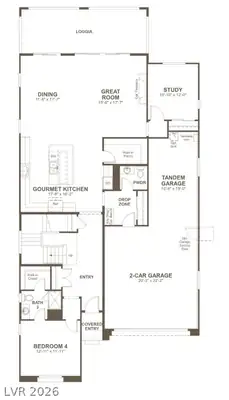 115 Vernalis Avenue, Las Vegas, NV 89138 Floor Plan